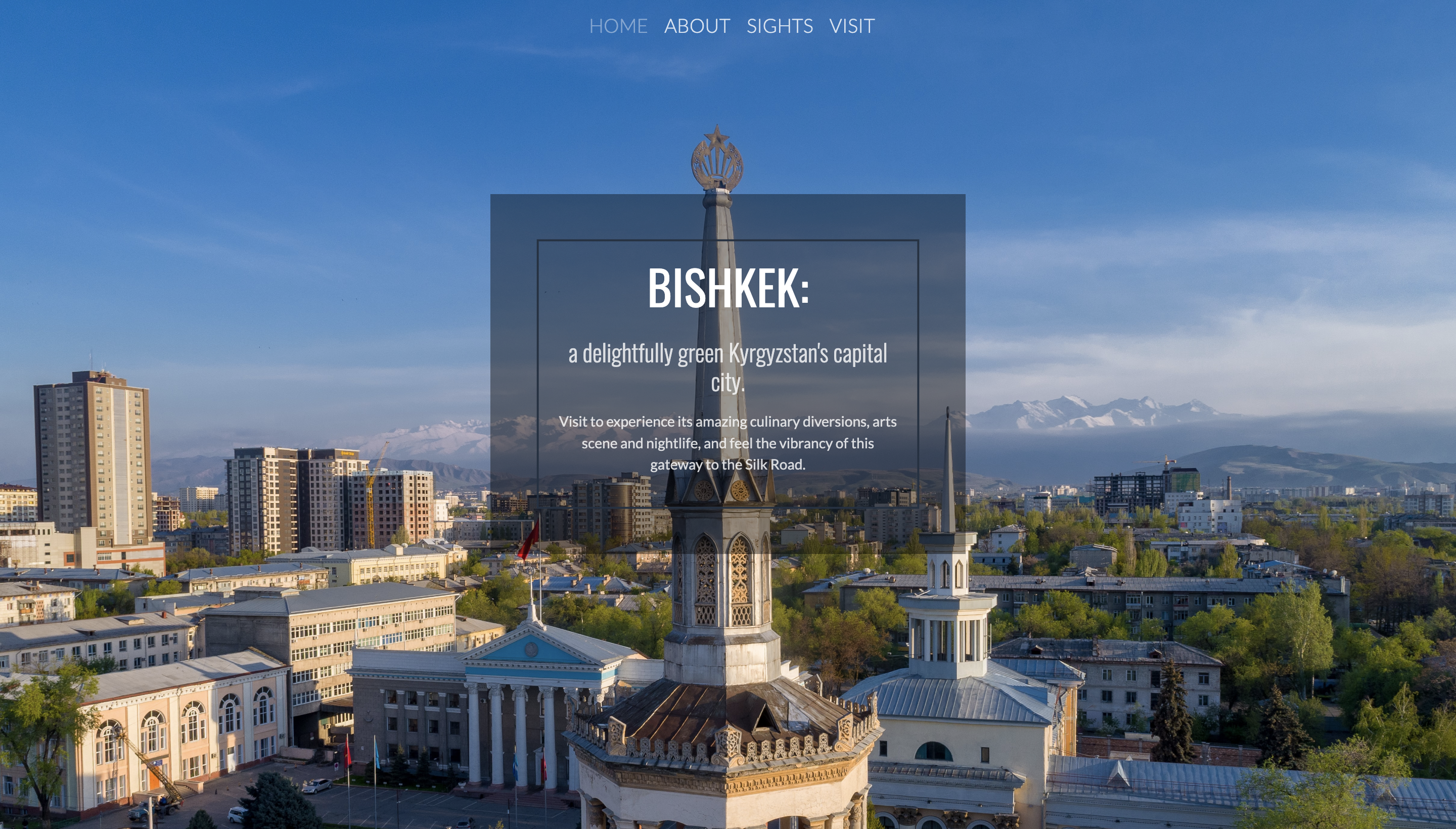 Luiza's Bishkek-city Homepage