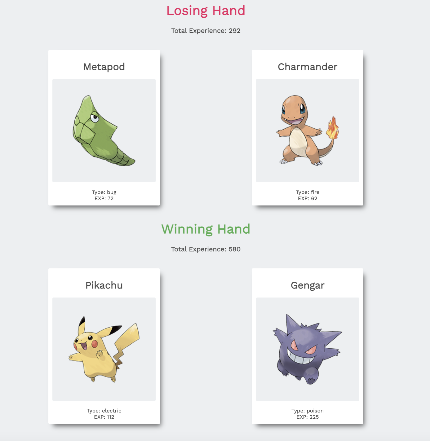 Luiza's Pokemon Game App